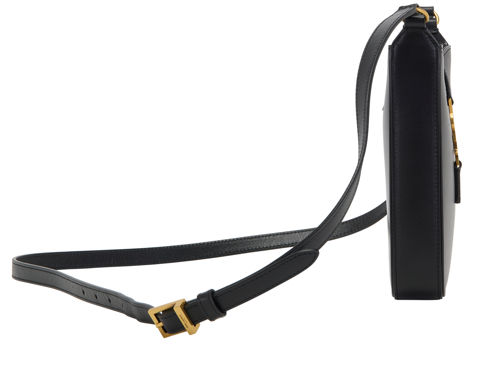 Le 5 A 7 Mini Crossbody, &pound;750, Handbags, Black, Leather, Side view